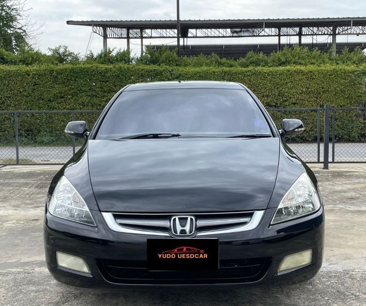 Honda Accord 2004 3.0 V6 i-VTEC Sedan เบนซิน ไม่ติดแก๊ส เกียร์อัตโนมัติ ดำ รูปที่ 2