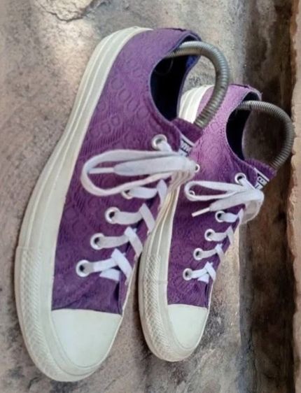 Converse all-star  90's chuck Taylor violet dentelle Basse limited " รูปที่ 4