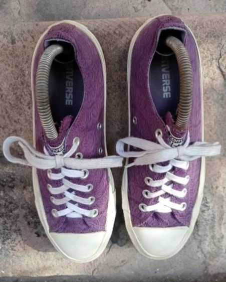Converse all-star  90's chuck Taylor violet dentelle Basse limited " รูปที่ 2