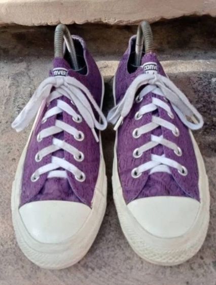 ม่วง ผ้าใบ รองเท้าผ้าใบ UK 7 | EU 40 2/3 | US 7.5 Converse all-star  90's chuck Taylor violet dentelle Basse limited "