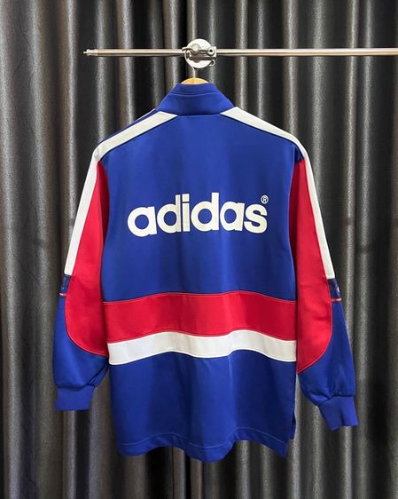 Vintage Adidas 3 Stripes Half Zip Pullover Jacket รูปที่ 4