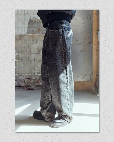 HM Denim Baggy Pants  รูปที่ 2