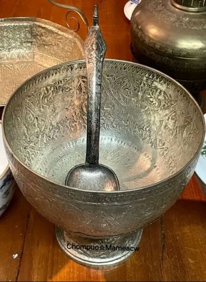 ชุดขัน,พาน,ทัพพีเงินแท้ รูปที่ 2