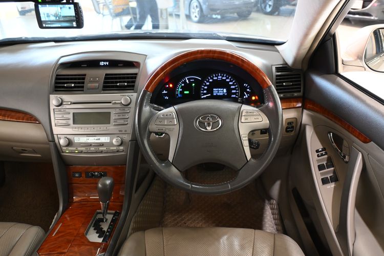 Toyota Camry 2010 2.4 Hybrid Sedan ไฮบริด ไม่ติดแก๊ส เกียร์อัตโนมัติ น้ำตาล รูปที่ 4