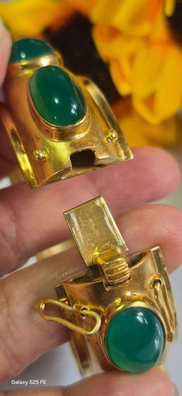 (sale,4,900) กำไลเงินแท้ชุบทอง รูปที่ 11