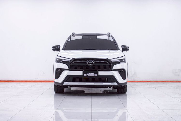 Toyota Corolla Cross 2022 1.8 HEV GR Sport Utility-car ไฮบริด ไม่ติดแก๊ส เกียร์อัตโนมัติ ขาว รูปที่ 4
