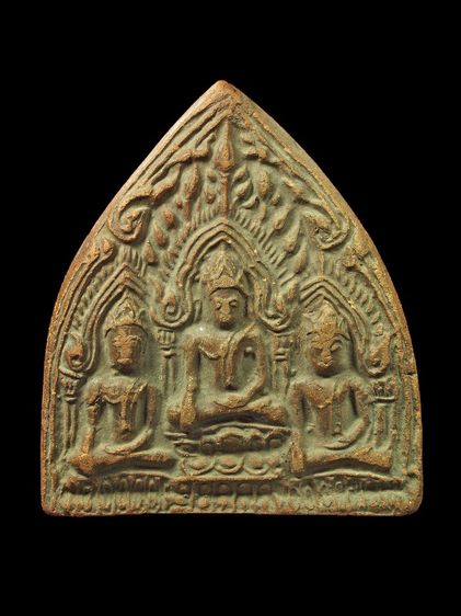 พระเนื้อดินเก่าฐาน7.5สูง8.4 ซ.ม BB 287