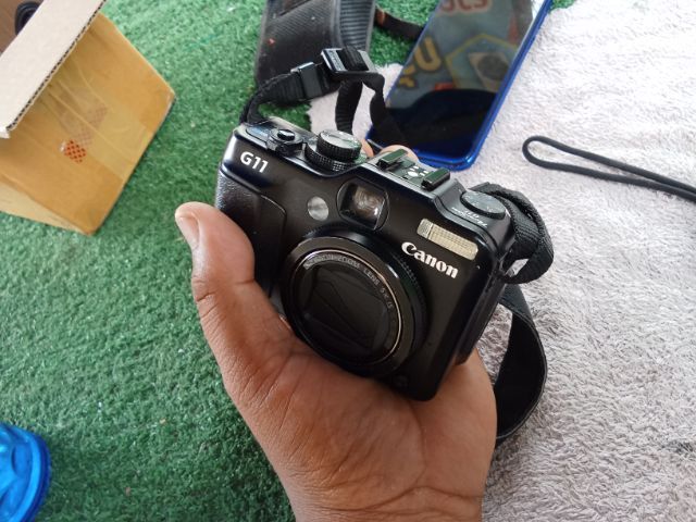 งานช่าง Canon G11 ได้มาแบบนี้ไม่มีแบต ไม่ได้เทสไม่ประกันแต่สวยมาก ขาย2500 รวมส่ง รูปที่ 7