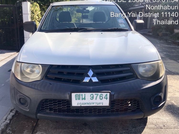 Mitsubishi Triton 2012 2.4 GL Pickup เบนซิน LPG เกียร์ธรรมดา ขาว รูปที่ 2