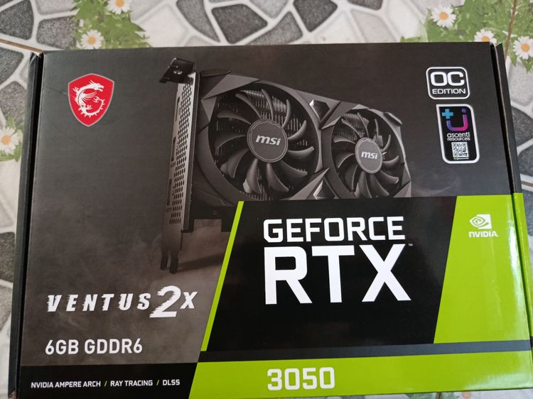 VGA MSI GeForce RTX 3050 VENTUS 2X 6G OC GDDR6 รูปที่ 6