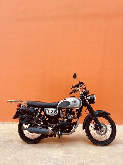 Kawasaki W175 สีเทา-ดำ คลาสสิกแท้ รูปที่ 2