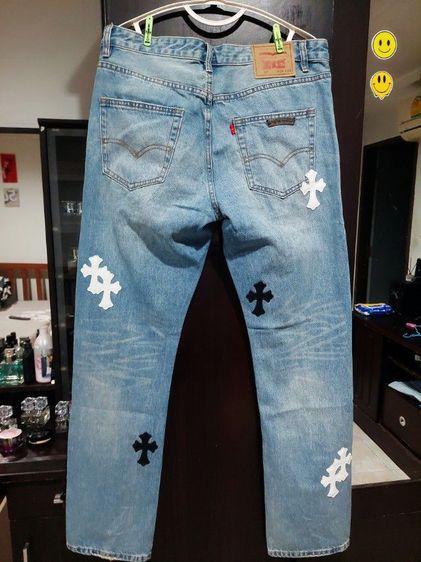 กางเกงยีนส์ ลีวาย x โครมฮาร์ด เอว 30-32 รูปที่ 2