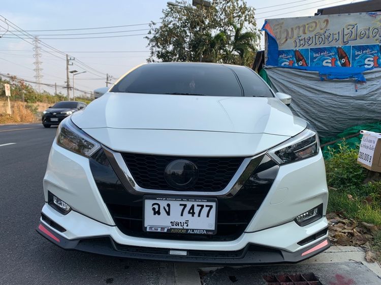 รถ Nissan Almera 1.0 VL สี ขาว
