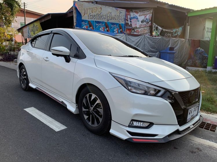 Nissan Almera 2022 1.0 VL Sedan เบนซิน ไม่ติดแก๊ส เกียร์อัตโนมัติ ขาว รูปที่ 2
