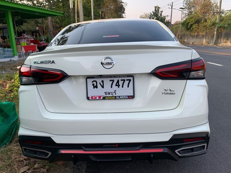 Nissan Almera 2022 1.0 VL Sedan เบนซิน ไม่ติดแก๊ส เกียร์อัตโนมัติ ขาว รูปที่ 4