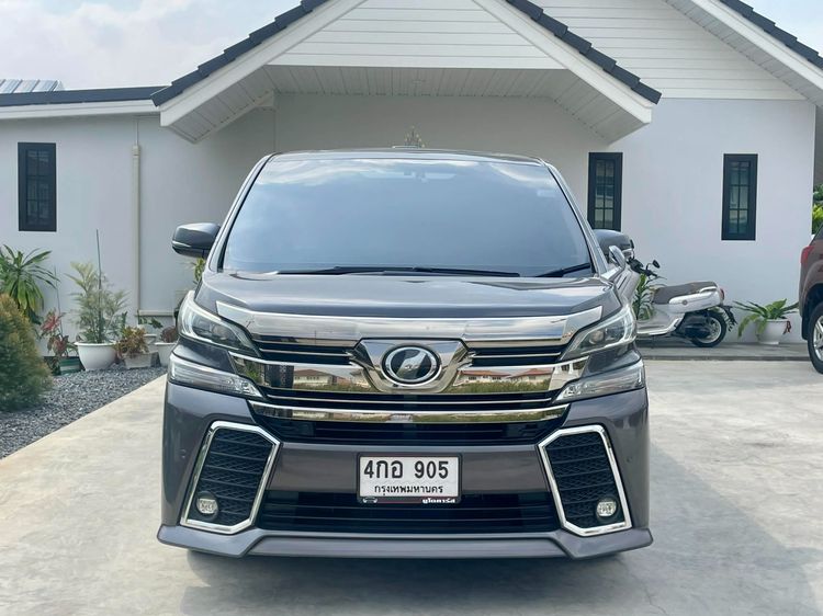 Toyota Vellfire 2016 2.5 Z G Edition Van ดีเซล ไม่ติดแก๊ส เกียร์อัตโนมัติ เทา รูปที่ 2