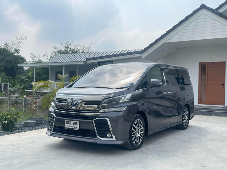 รถ Toyota Vellfire 2.5 Z G Edition สี เทา