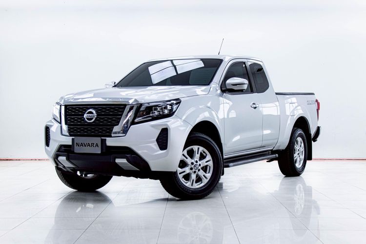 Nissan Navara 2022 2.3 Calibre E Pickup ดีเซล ไม่ติดแก๊ส เกียร์อัตโนมัติ เทา รูปที่ 4