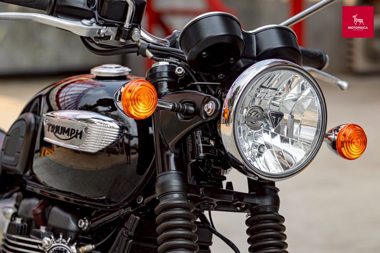 Triumph Bonneville T100 ปี2020 สีดำเงา วิ่งน้อย6,900Km. รูปที่ 14