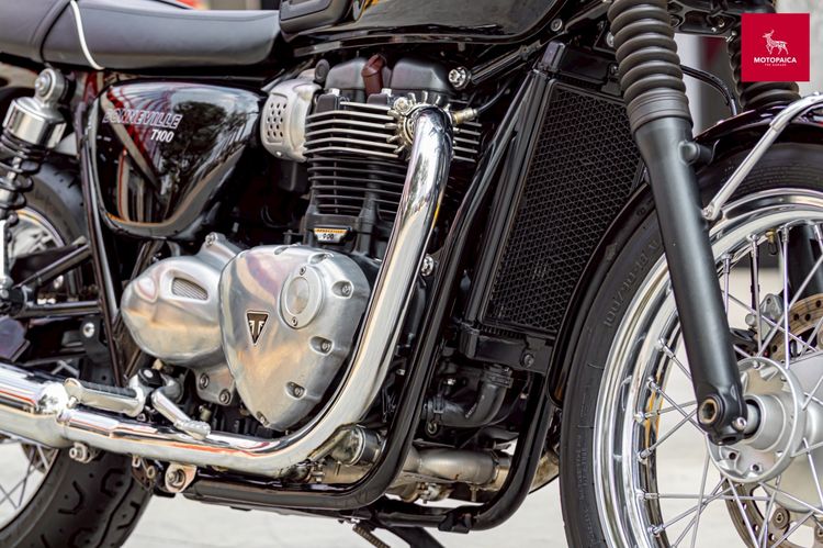 Triumph Bonneville T100 ปี2020 สีดำเงา วิ่งน้อย6,900Km. รูปที่ 8