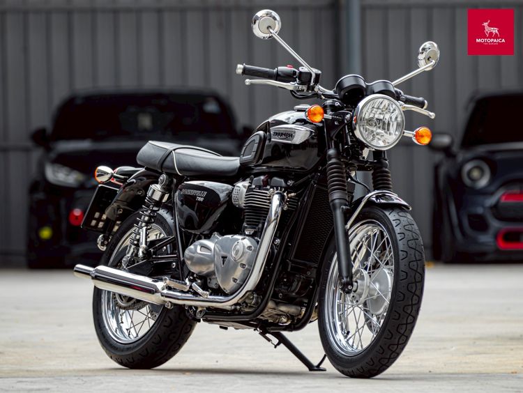 Triumph Bonneville T100 ปี2020 สีดำเงา วิ่งน้อย6,900Km.