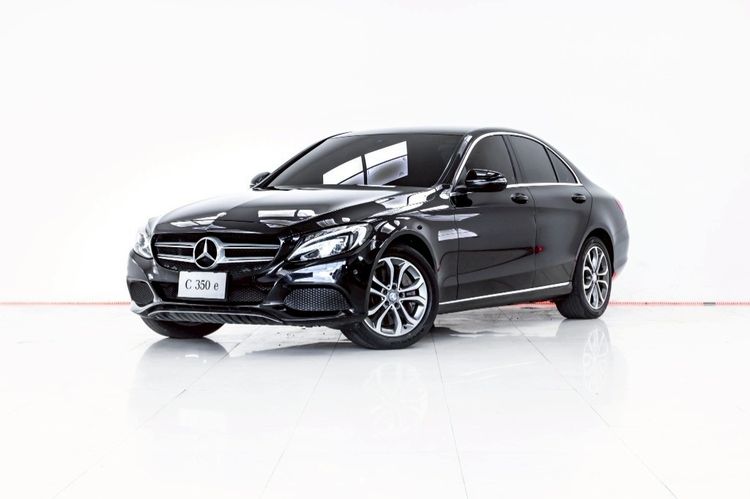 Mercedes-Benz C-Class 2016 C350 Sedan ปลั๊กอินไฮบริด (PHEV) ไม่ติดแก๊ส เกียร์อัตโนมัติ ดำ