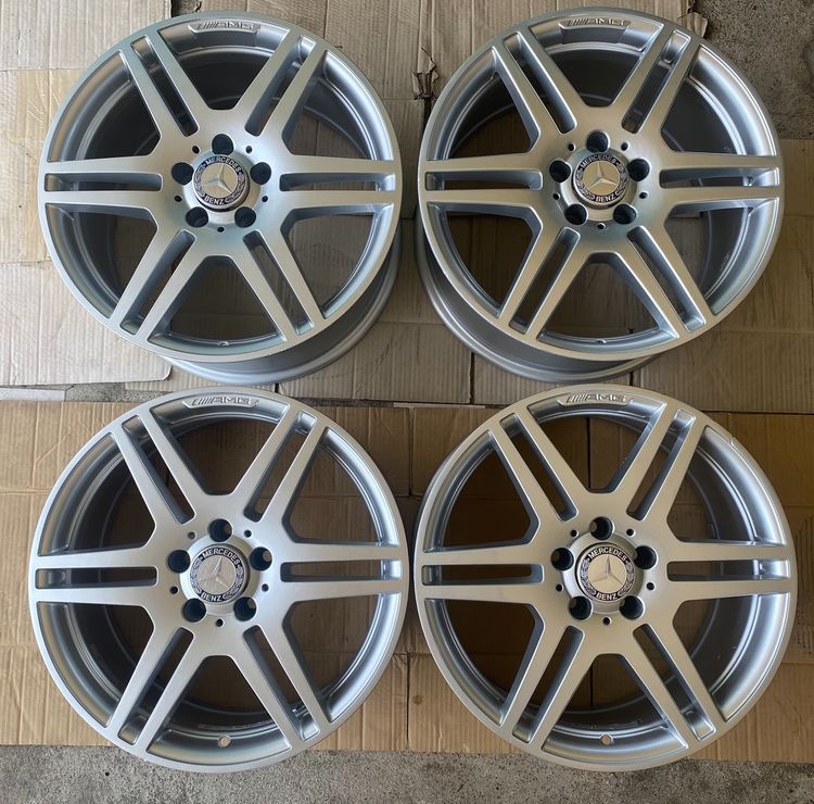 ล้อAMG Benz แท้ W207 E-COUPE CABRIOLET 18นิ้ว Made in Germany by Ronal หน้า 8J x 18H2 ET45 Part N0. A207 401 13 02 หลัง 8.5J x 18H2 ET49 