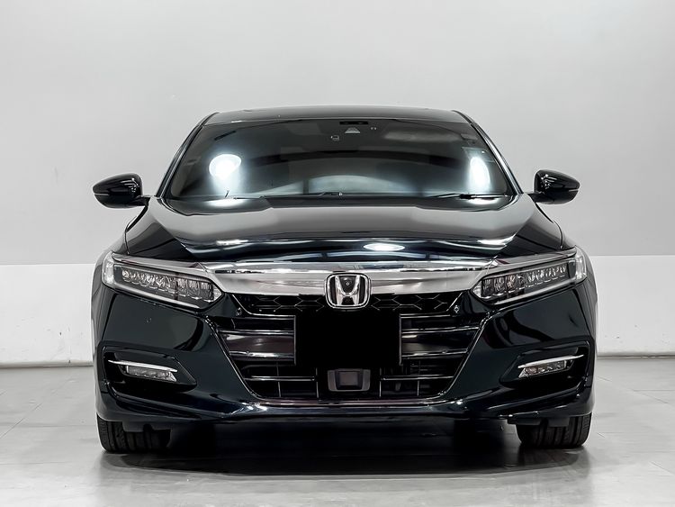 Honda Accord 2021 2.0 Hybrid Tech Sedan ไฮบริด เกียร์อัตโนมัติ ดำ รูปที่ 2