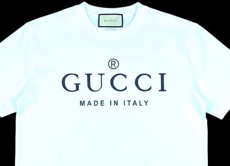 Gucci Cotton Jersey T-shirt with Print  รูปที่ 3