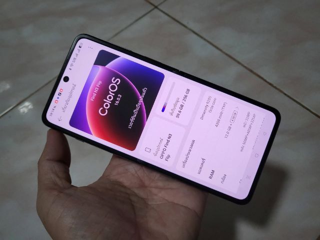 oppo find n3 flip เครื่องสวยราคาถุกใช้ง่นปรกติ รูปที่ 3