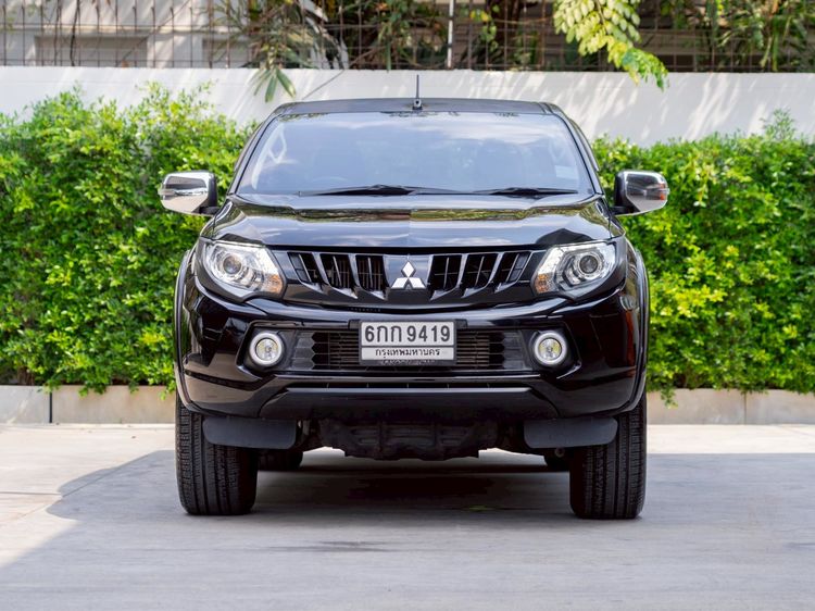 Mitsubishi Triton 2017 2.4 GLS Limited Plus Pickup ดีเซล ไม่ติดแก๊ส เกียร์อัตโนมัติ ดำ รูปที่ 2