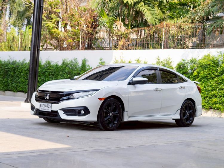 Honda Civic 2017 1.8 EL i-VTEC Sedan เบนซิน ไม่ติดแก๊ส เกียร์อัตโนมัติ ขาว รูปที่ 3