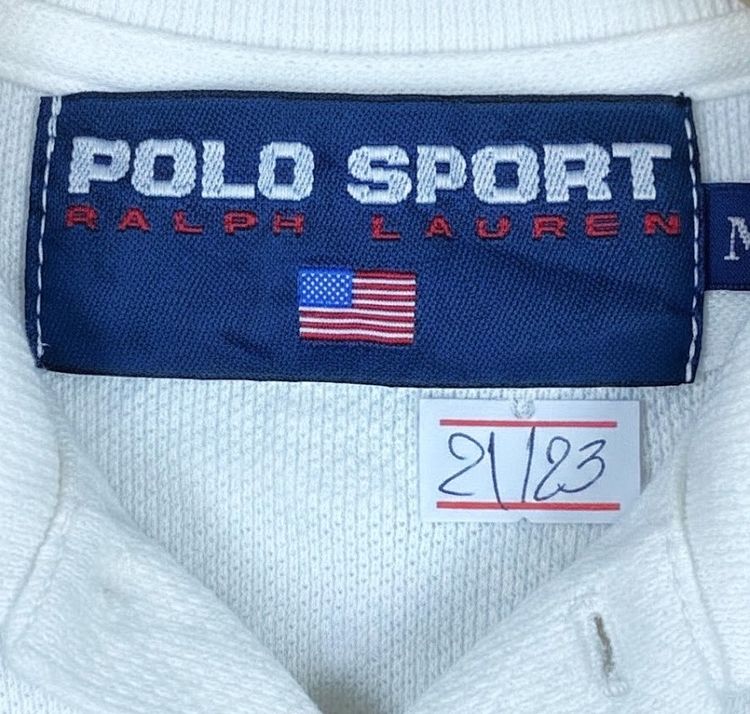 Polo Sport Ralph Lauren Piqué Polo Shirt (US.Flag) รูปที่ 3