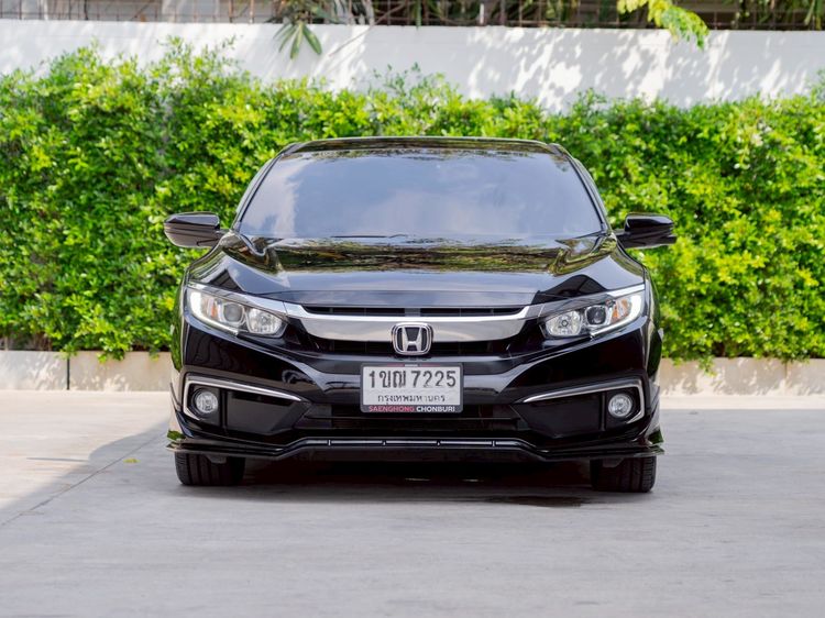Honda Civic 2020 1.8 EL i-VTEC Sedan เบนซิน ไม่ติดแก๊ส เกียร์อัตโนมัติ ดำ รูปที่ 2