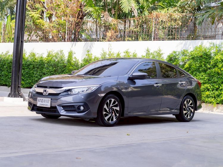 Honda Civic 2018 1.8 EL i-VTEC Sedan เบนซิน ไม่ติดแก๊ส เกียร์อัตโนมัติ เทา รูปที่ 3