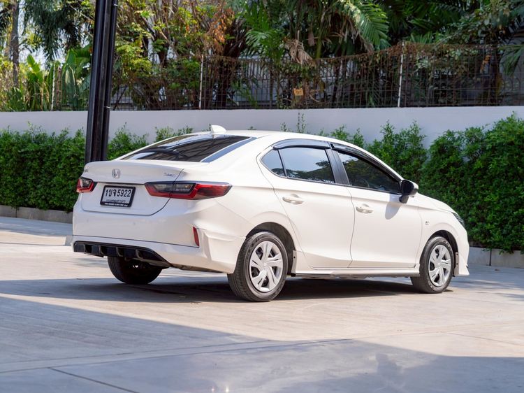 Honda City 2020 1.0 S Sedan เบนซิน ไม่ติดแก๊ส เกียร์อัตโนมัติ ขาว รูปที่ 4