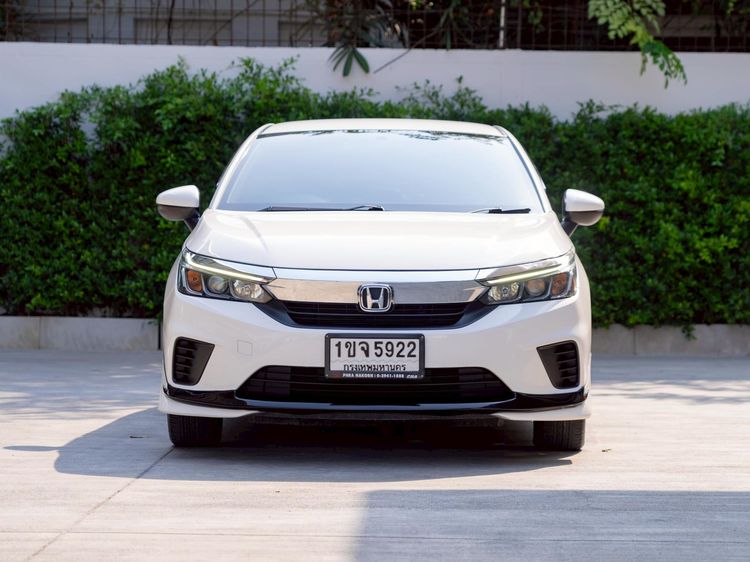 Honda City 2020 1.0 S Sedan เบนซิน ไม่ติดแก๊ส เกียร์อัตโนมัติ ขาว รูปที่ 2