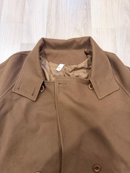 เสื้อโค้ทยาว สีน้ำตาล รูปที่ 5