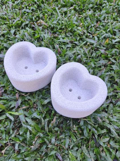 กระถางรูปหัวใจ ทำจากอิฐมวลเบา รูปที่ 6