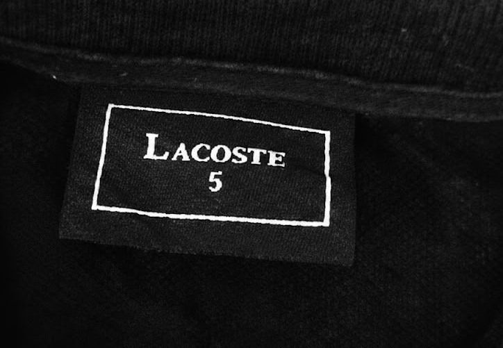 LACOSTE Slim Fit Stretch Mini Piqué Polo Shirt  รูปที่ 5