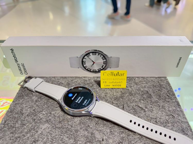 (ติดจอง)Galaxy Watch6 Classic 47mm สภาพสวยมาก เครื่องไทย ครบกล่อง รูปที่ 3