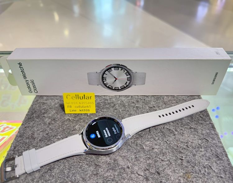 (ติดจอง)Galaxy Watch6 Classic 47mm สภาพสวยมาก เครื่องไทย ครบกล่อง รูปที่ 6