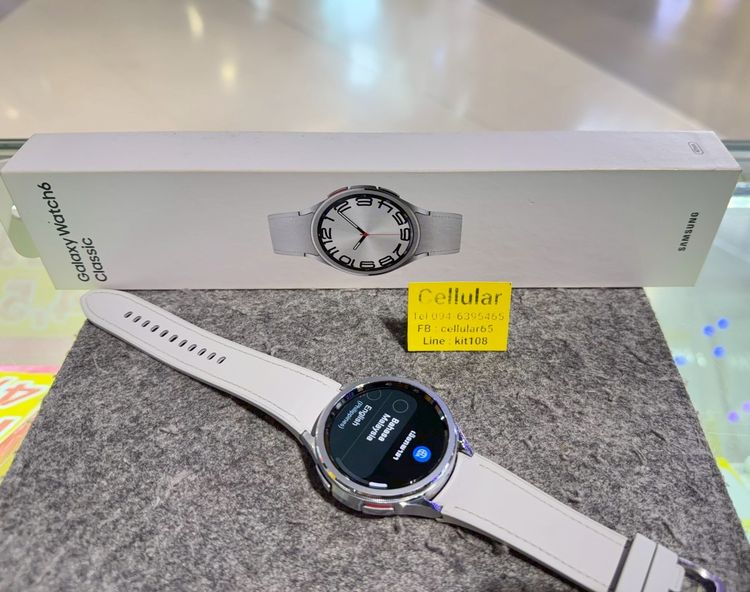 (ติดจอง)Galaxy Watch6 Classic 47mm สภาพสวยมาก เครื่องไทย ครบกล่อง รูปที่ 5