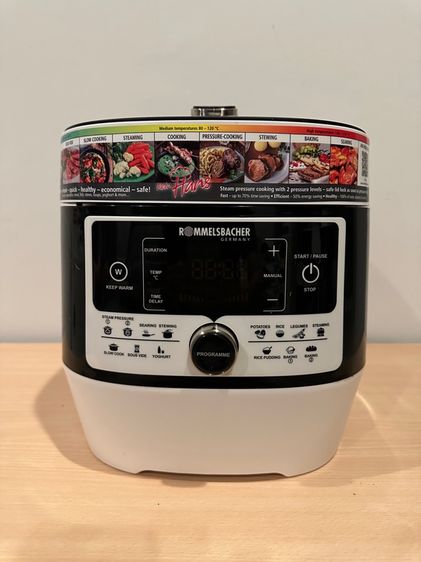 หม้อและกระทะ ROMMELSBACHER Smart Cooker 5.6 ลิตร หม้ออัดแรงดันไฟฟ้า 5.6 ลิตร รุ่น ROM-MD1000