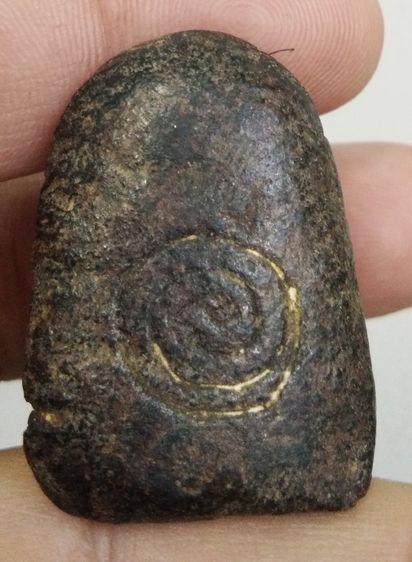 3034-พระหลวงพ่ออิ่ม วัดคลองด่าน (วัดบางเหี้ย) จังหวัดสมุทรปราการ พิมพ์พระคงเนื้อผงจุ่มรัก หลังยันต์ รูปที่ 8