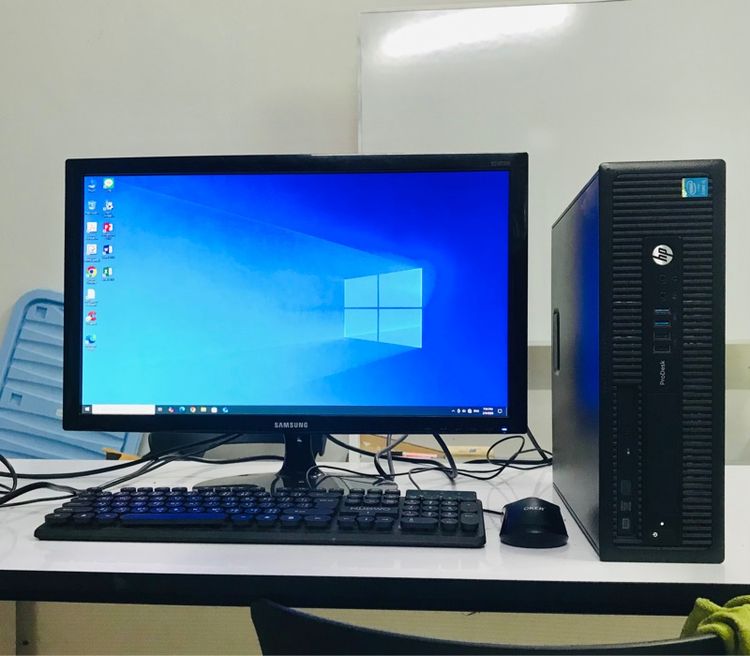 คอมครบชุดพร้อมจอ Hp prodesk i5 จอ 24”