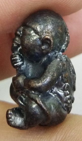 3042-กุมารทองดูดรกบันดาลโชค หลวงพ่อเมียน วัดจะเนียงวนาราม จ.บุรีรัมย์ เนื้อทองแดงรมดำ พร้อมกล่องเดิมๆ รูปที่ 15