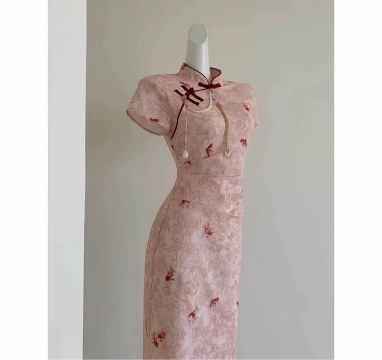 ชมพู อื่นๆ เดรส | จั๊มสูท M แขนสั้น เสื้อผ้า 