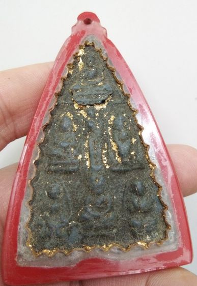 3047-เหรียญหล่อพระเนื้อชินตะกั่วเก่า พระพิจิตร ยอดซุ้ม เลี่ยมกรอบเปิดหน้าแบบโบราณ รูปที่ 13