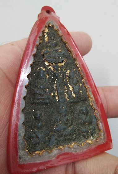 3047-เหรียญหล่อพระเนื้อชินตะกั่วเก่า พระพิจิตร ยอดซุ้ม เลี่ยมกรอบเปิดหน้าแบบโบราณ รูปที่ 17